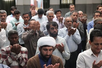 تصاویر/ اقامه نمازجمعه شهرستان قلعه گنج