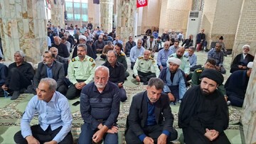 تصاویر/ نماز عبادی سیاسی جمعه شهرستان خاتم