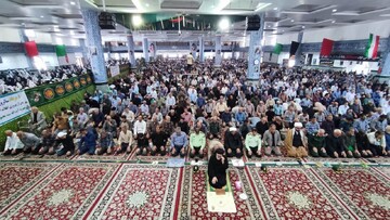 تصاویر| نماز جمعه عبادی سیاسی بیرجند