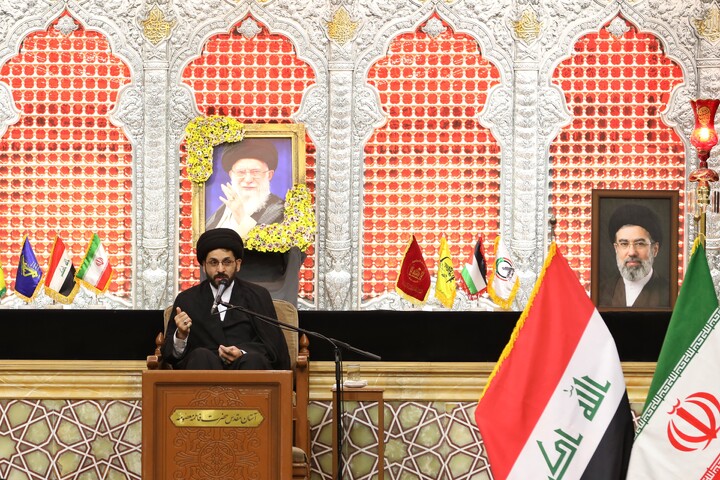 تصاویر/ مراسم بزرگداشت قائد شهید امت از سوی عتبه حسینی (ع) در قم
