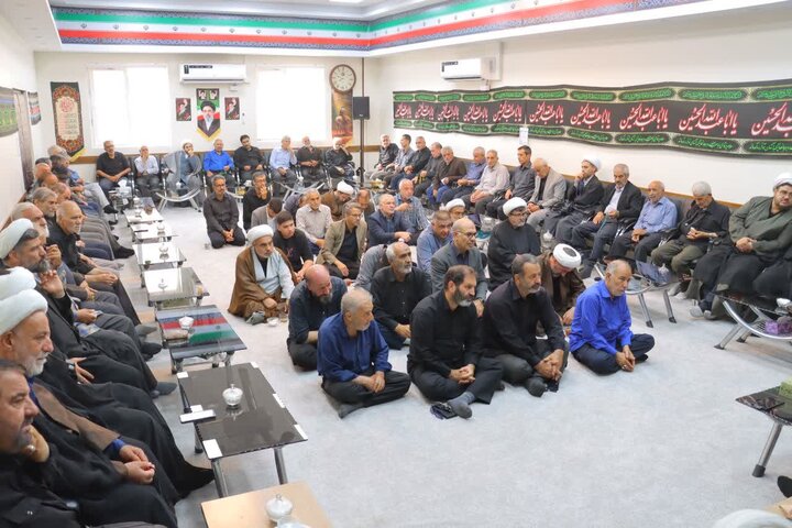 تصاویر/ مراسم روضه‌خوانی در دفتر امام‌ جمعه اسلامشهر