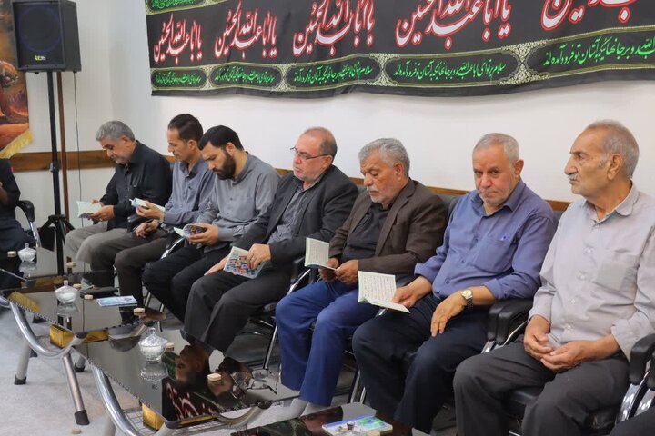تصاویر/ مراسم روضه‌خوانی در دفتر امام‌ جمعه اسلامشهر