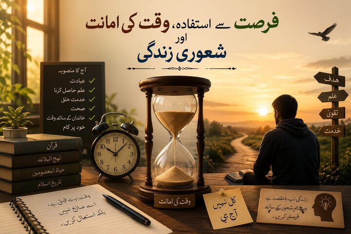 فرصت سے استفادہ؛ وقت کی امانت اور شعوری زندگی