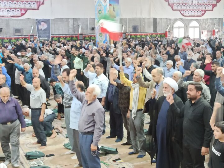 تصاویر/ نماز عبادی سیاسی جمعه کاشان