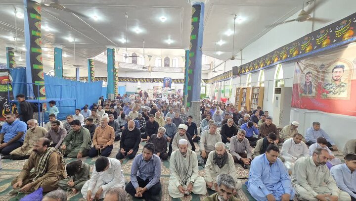 تصاویر/ اقامه نمازجمعه شهرستان ریگان