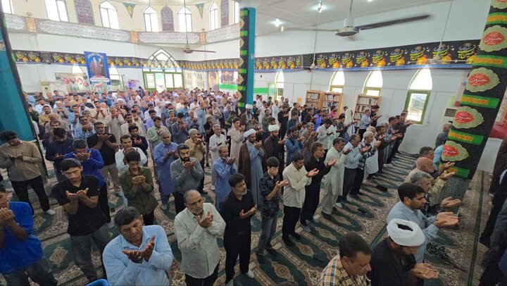 تصاویر/ اقامه نمازجمعه شهرستان ریگان
