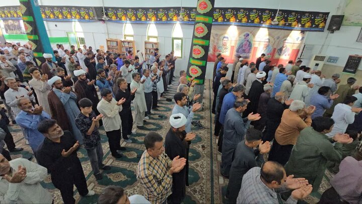 تصاویر/ اقامه نمازجمعه شهرستان ریگان