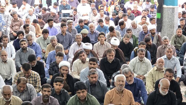 تصاویر/ اقامه نمازجمعه شهرستان ریگان