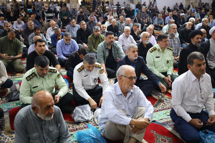 تصاویر / نماز عبادی سیاسی جمعه در شهرستان ساری