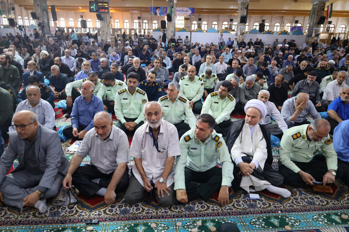 تصاویر / نماز عبادی سیاسی جمعه در شهرستان ساری