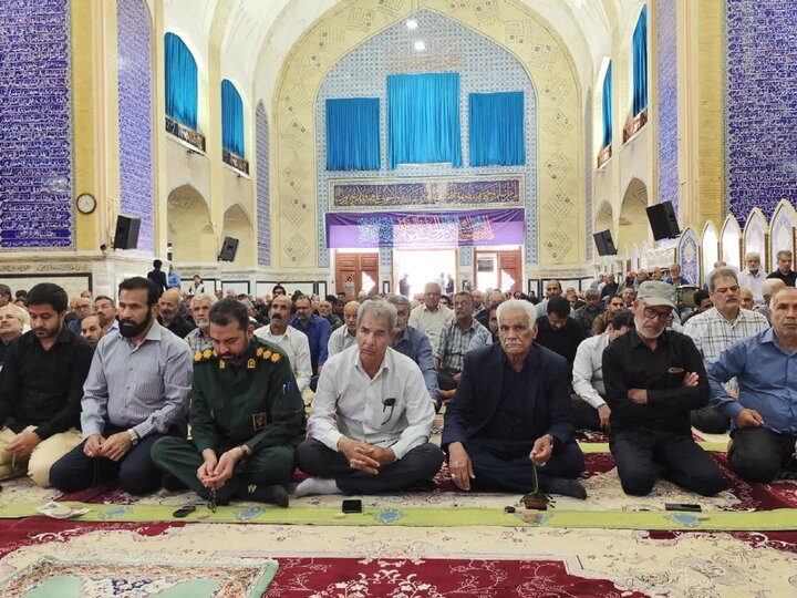 تصاویر/ اقامه نمازجمعه شهرستان بم