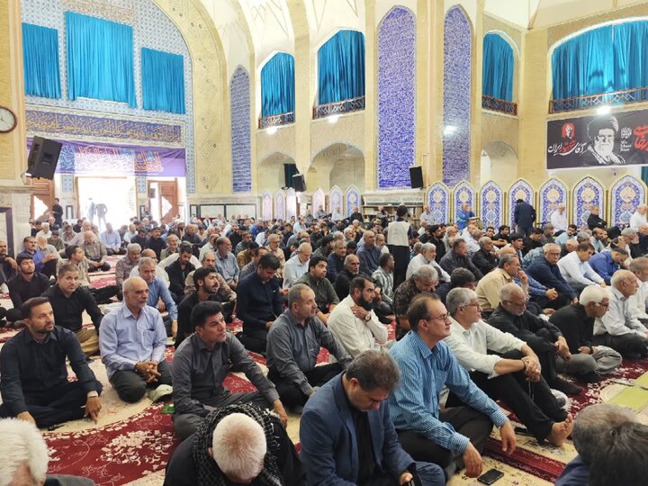 تصاویر/ اقامه نمازجمعه شهرستان بم
