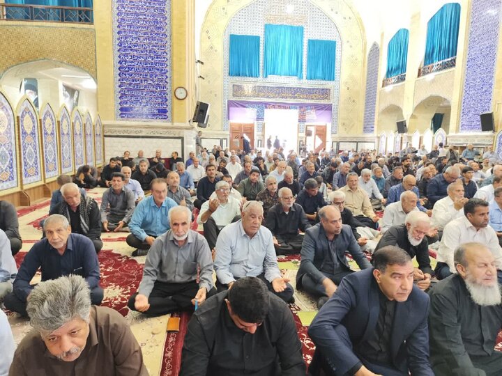 تصاویر/ اقامه نمازجمعه شهرستان بم