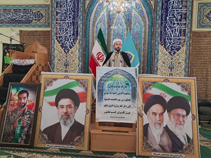 تصاویر/ نماز عبادی سیاسی جمعه در شهرستان خسروشاه