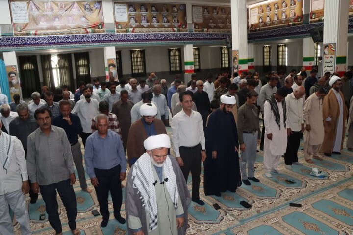 تصاویر/ اقامه نمازجمعه شهرستان قلعه گنج
