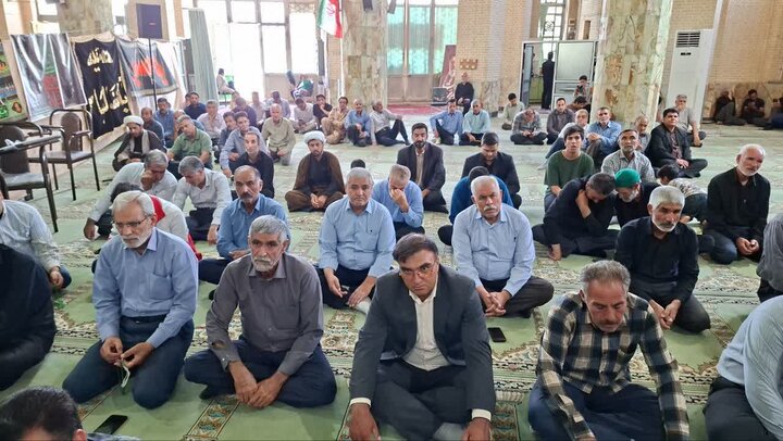 تصاویر/ نماز عبادی سیاسی جمعه شهرستان خاتم
