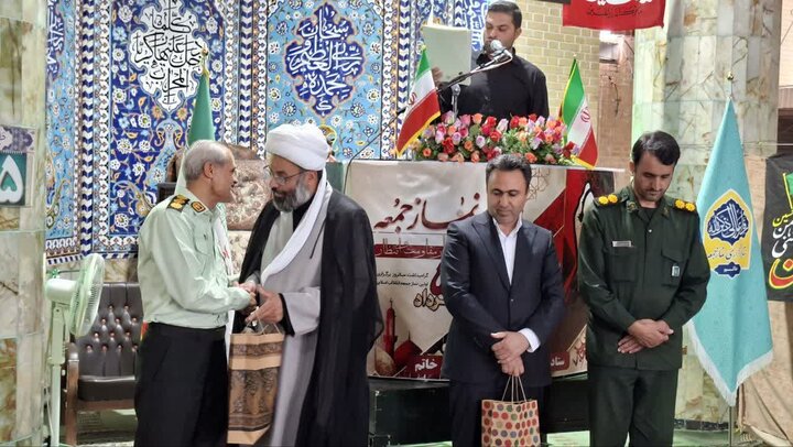 تصاویر/ نماز عبادی سیاسی جمعه شهرستان خاتم