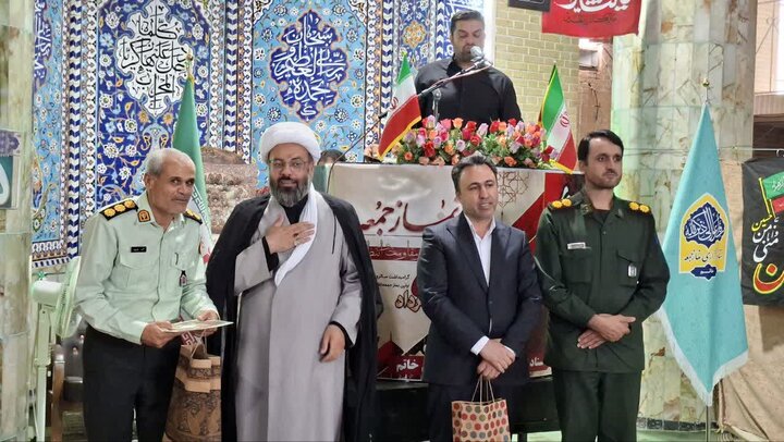 تصاویر/ نماز عبادی سیاسی جمعه شهرستان خاتم