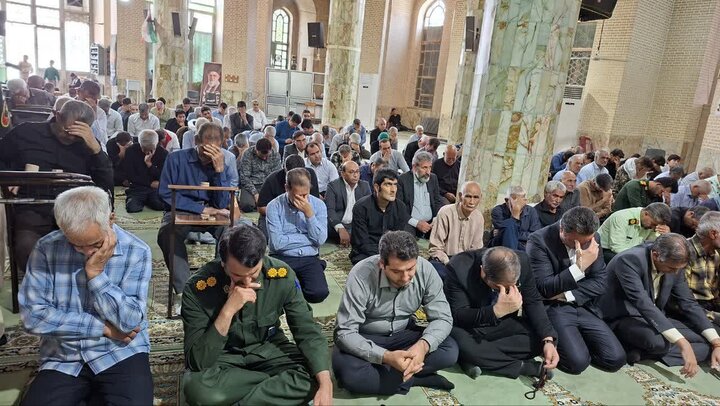 تصاویر/ نماز عبادی سیاسی جمعه شهرستان خاتم