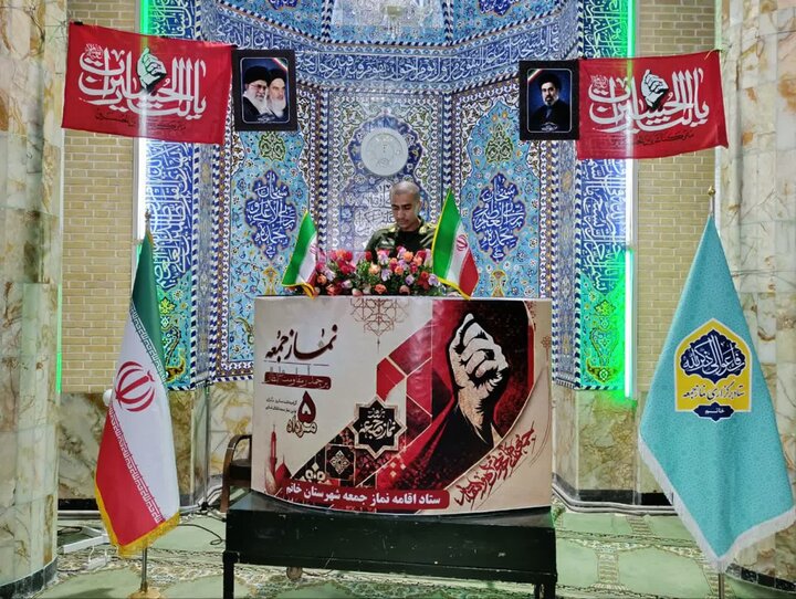 تصاویر/ نماز عبادی سیاسی جمعه شهرستان خاتم