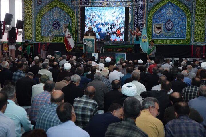 تصاویر/ نماز عبادی سیاسی جمعه آران وبیدگل