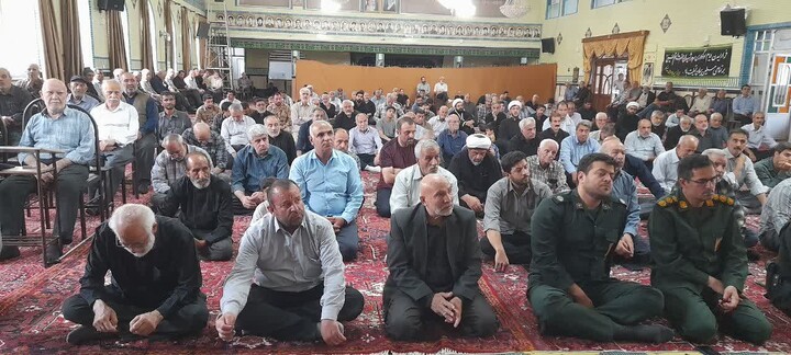 تصاویر/ نماز عبادی سیاسی جمعه در شهرستان اسکو