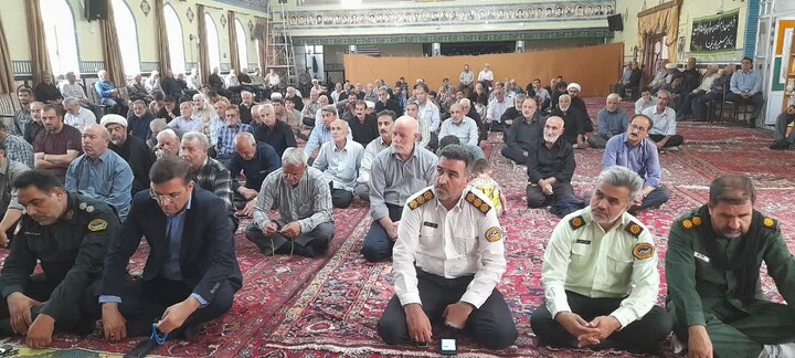 تصاویر/ نماز عبادی سیاسی جمعه در شهرستان اسکو