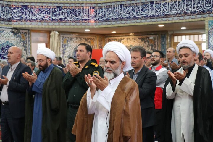 تصاویر/ نماز عبادی سیاسی جمعه در شهرستان جلفا