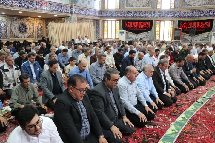 تصاویر/ نماز عبادی سیاسی جمعه در شهرستان جلفا