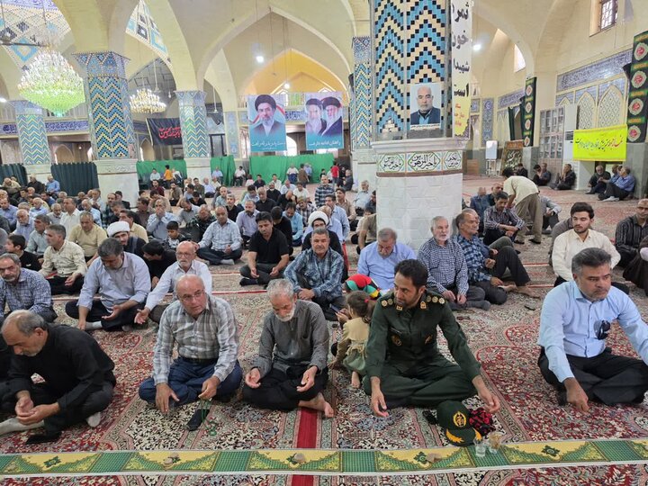 تصاویر/ نماز عبادی سیاسی جمعه شهرستان بهاباد