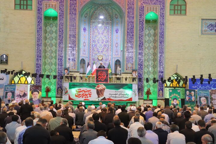 تصاویر/ نماز عبادی سیاسی جمعه در اسلامشهر