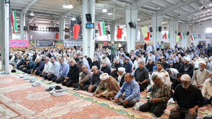 تصاویر/ نماز عبادی سیاسی جمعه در شهرستان مرند