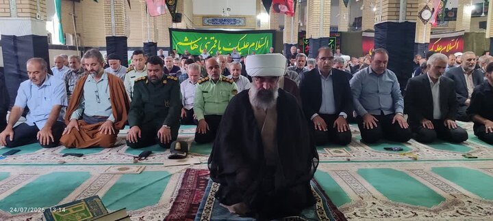 تصاویر/اقامه نماز عبادی سیاسی جمعه در زرندیه