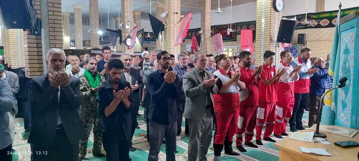 تصاویر/اقامه نماز عبادی سیاسی جمعه در زرندیه