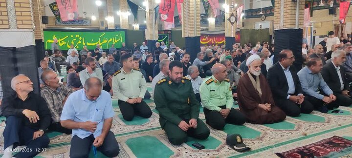 تصاویر/اقامه نماز عبادی سیاسی جمعه در زرندیه