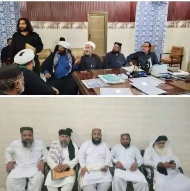 رتوڈیرو، سندھ میں متنازع بورڈ سے متعلق اجلاس، معاملہ قانون اور آئین کے مطابق حل کرنے پر اتفاق