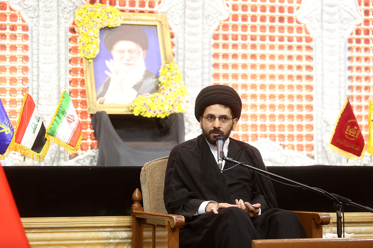 عتبه مقدس حسینی (ع) میزبان مراسم بزرگداشت امام شهید در قم + تصاویر