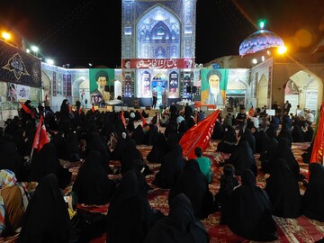 تصاویر/ راهپیمایی و تمجع بافقی ها در بلوار وحشی بافقی