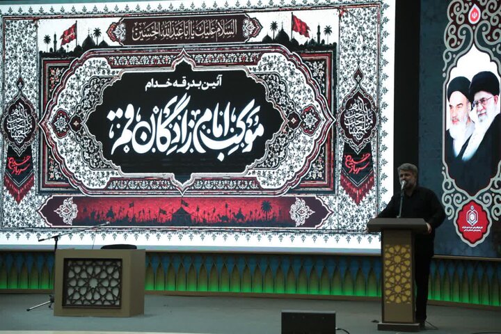 تصاویر/ آئین بدرقه خادمان موکب امامزادگان قم مستقر در شهر مقدس سامرا