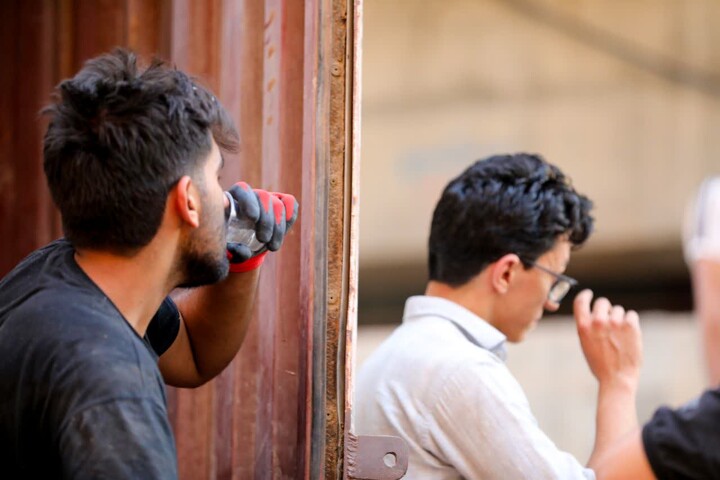 تصاویر/ موکب حاج قاسم سلیمانی هیئت رزمندگان اسلام یزد در کربلا