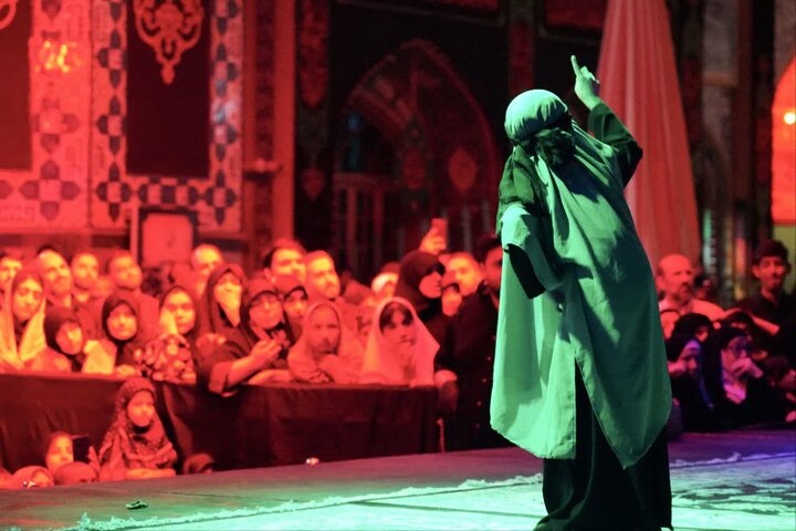 تصاویر/ روضه نمایش شهادت حضرت سیدالشهدا(ع) در امامزاده صالح(ع)