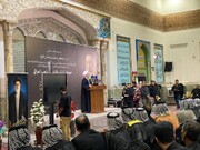 تصاویر/ آیت اللہ اعرافی نے رہبر شہید کی تاریخی تشییع جنازہ میں عراقی عوام کے کردار کو سراہا