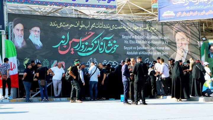تصاویر/ تداوم ورود زائران خارجی اربعین از پایانه مرزی بازرگان