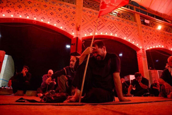 تصاویر| مراسم عزاداری اربعین فدائیان حسین(عمود285)