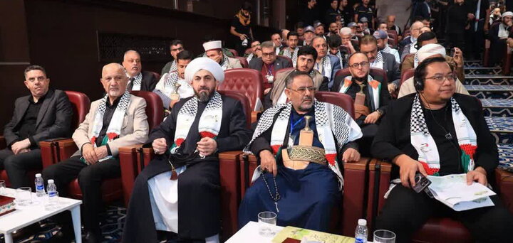 تصاویر/ پنجمین کنفرانس بینالمللی ندای الاقصی