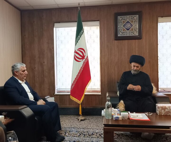 تصاویر/ دیدار سفیر ایران در جمهوری آذربایجان با امام جمعه اردبیل