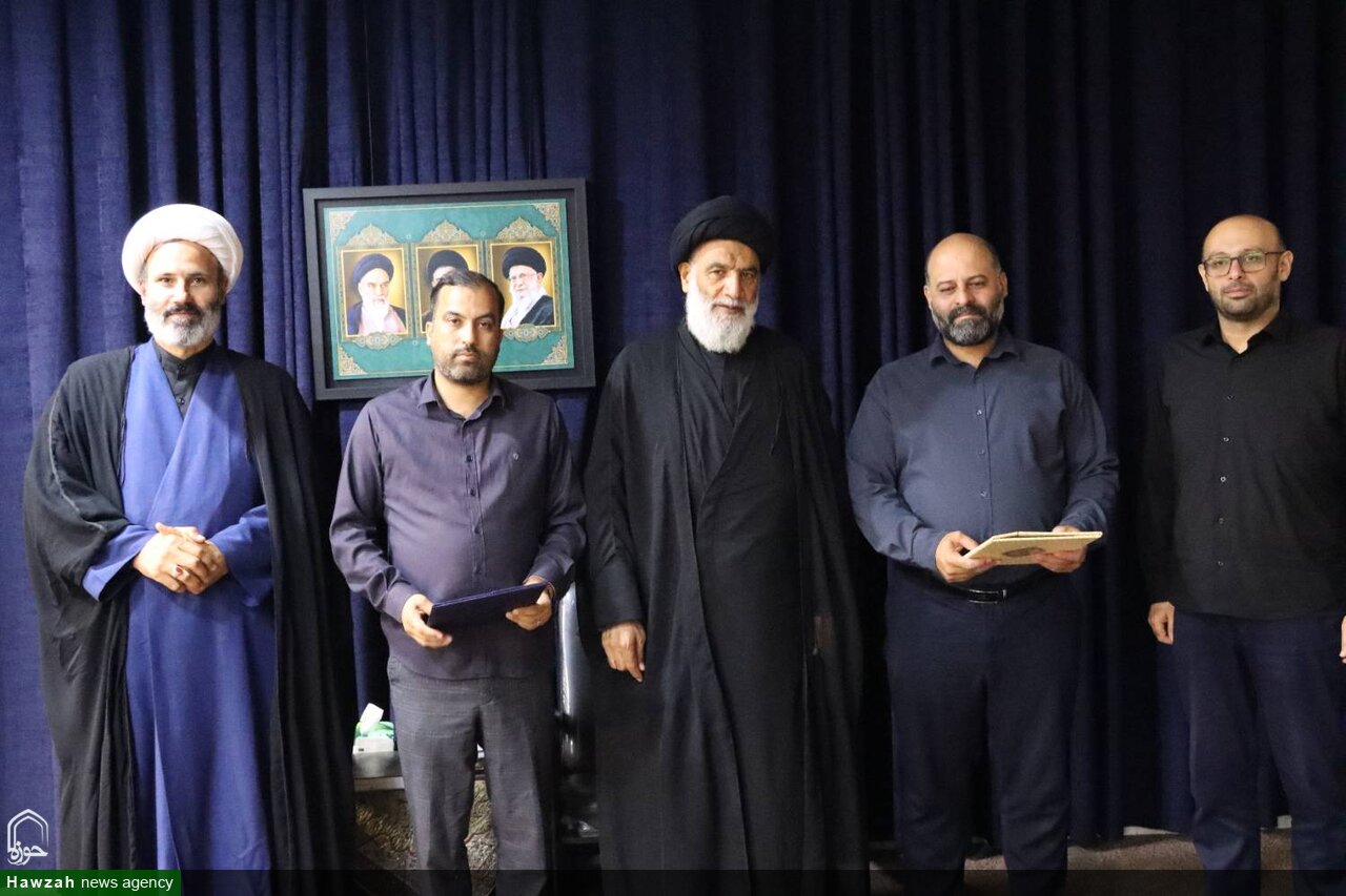 تصاویر/ تکریم و معارفه مسئول سازمان فضای مجازی سراج خوزستان