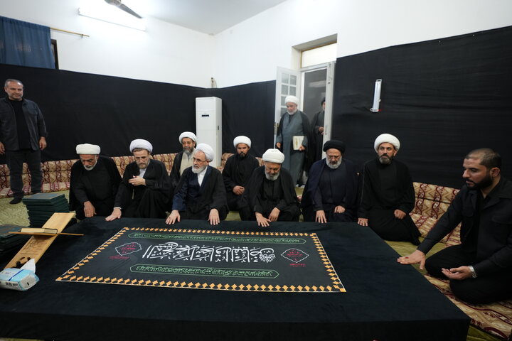 تصاویر/ حضور آیت الله اعرافی در بیت مرحوم آیت الله العظمی اسحاق فیاض
