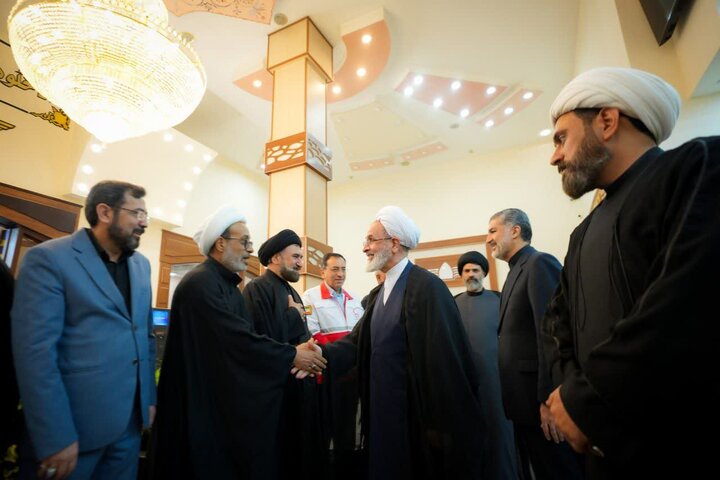 تصاویر/ دیدار آیت الله اعرافی با رئیس شورای اجرایی مقاومت اسلامی نجباء