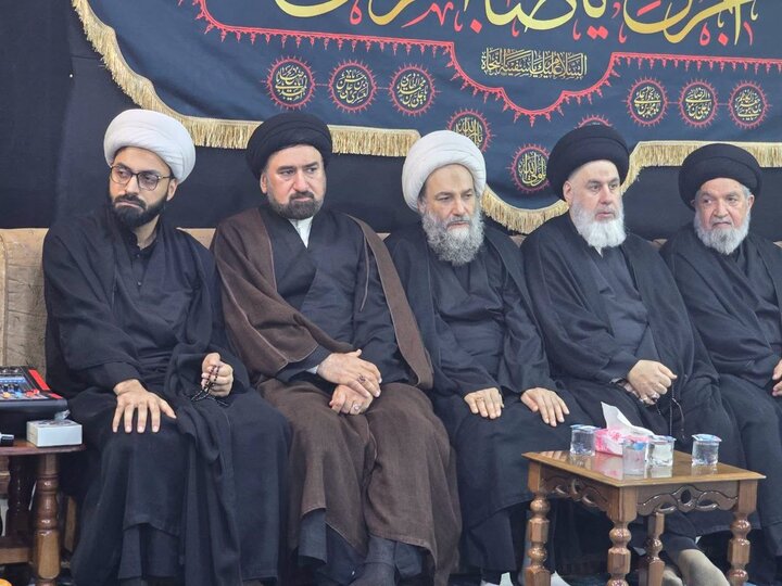 تصاویر/ نشست صمیمی آیت الله اعرافی با علمای نجف